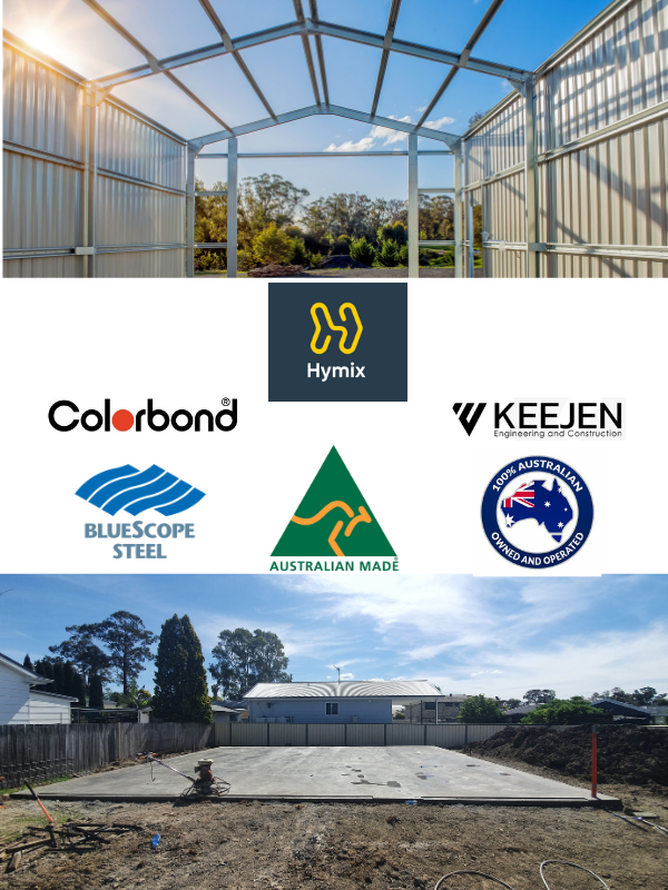 Fenech Company Sheds & Concrete | 331 Wollombi Rd, Farley NSW 2320, Australia | Phone: 0417 678 306