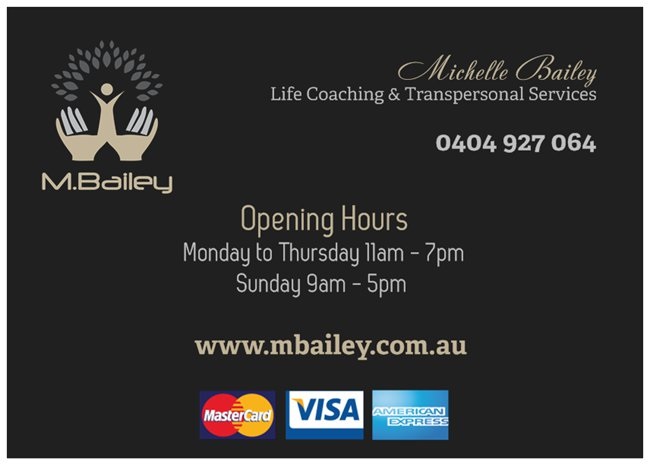 M.Bailey - Life Coaching, Counselling & Transpersonal Services | health | 17 Sherwood Ave, Happy Valley SA 5159, Australia | 0404927064 OR +61 404 927 064