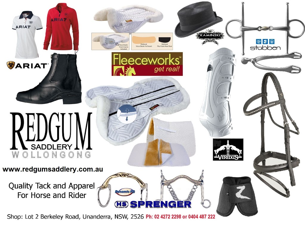 Redgum Saddlery | 145 Berkeley Rd, Berkeley NSW 2506, Australia | Phone: (02) 4272 2298