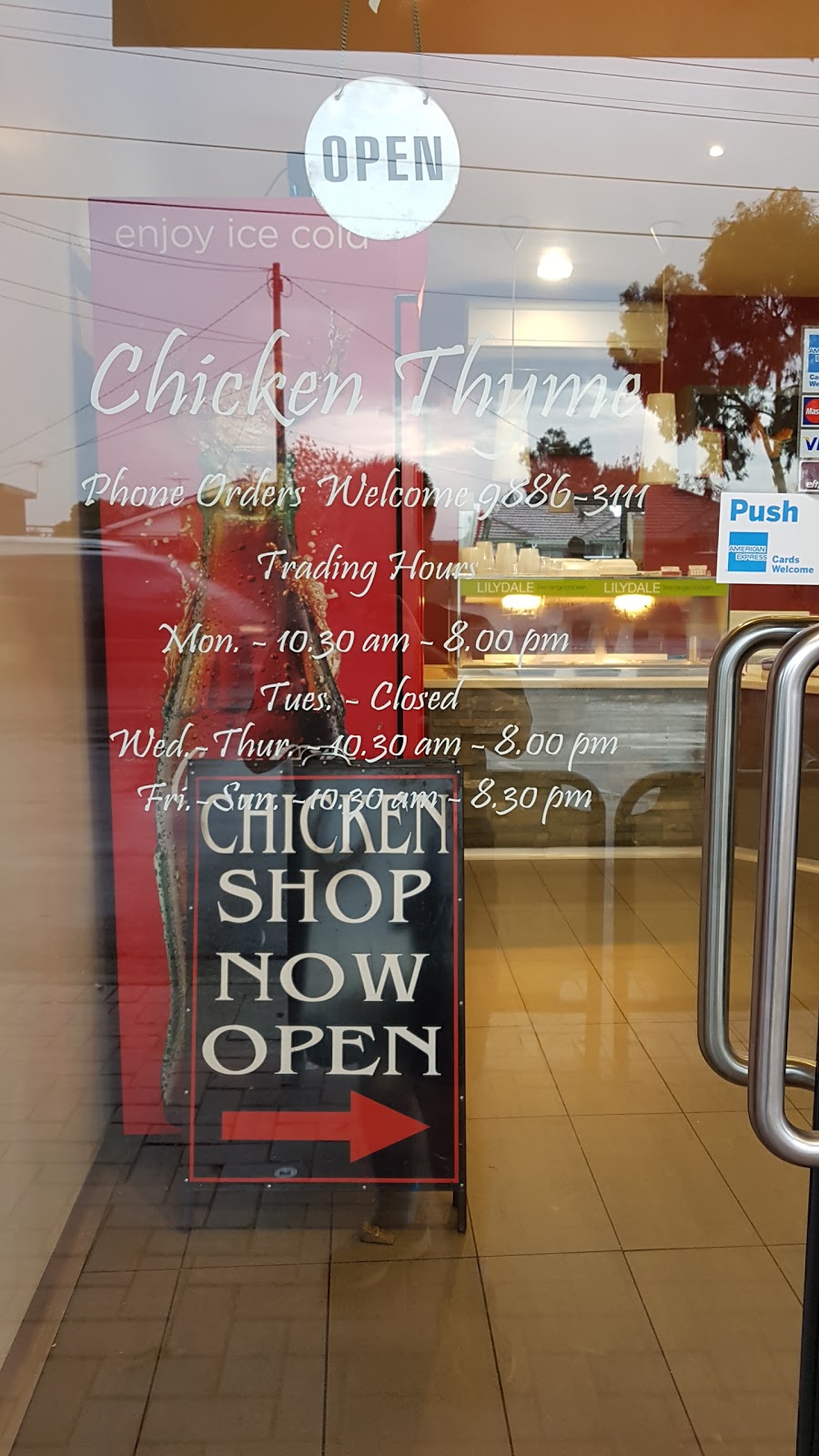 Chicken Thyme at Tallyho | restaurant | 67 Blackburn Rd, Mount Waverley VIC 3149, Australia | 0398863111 OR +61 3 9886 3111