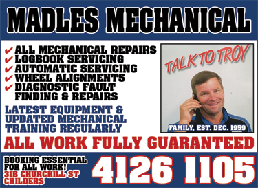 Madles Mechanical | car repair | 31B Churchill St, Childers QLD 4660, Australia | 0409628064 OR +61 409 628 064