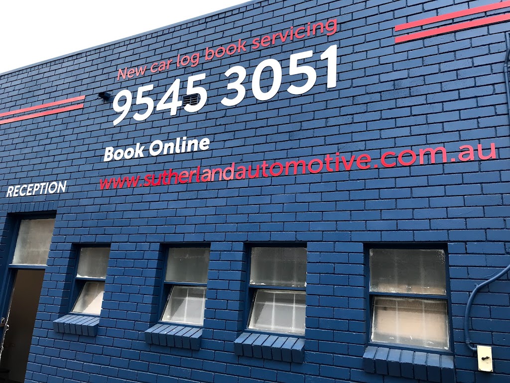 Sutherland Automotive | car repair | 42B Flora St, Kirrawee NSW 2232, Australia | 0295453051 OR +61 2 9545 3051