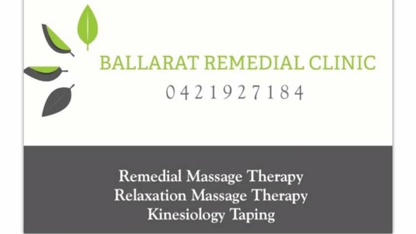 Ballarat Remedial Clinic | 26 Wicklow Dr, Invermay Park VIC 3350, Australia | Phone: 0421 927 184