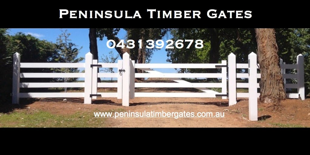 Peninsula Timber Gates | 15 Mcilroys Rd, Red Hill VIC 3937, Australia | Phone: 0431 392 678