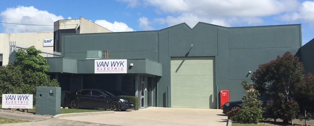 Van Wyk Electric | Unit 1/8 Newcastle Rd, Bayswater VIC 3153, Australia | Phone: (03) 8719 6770