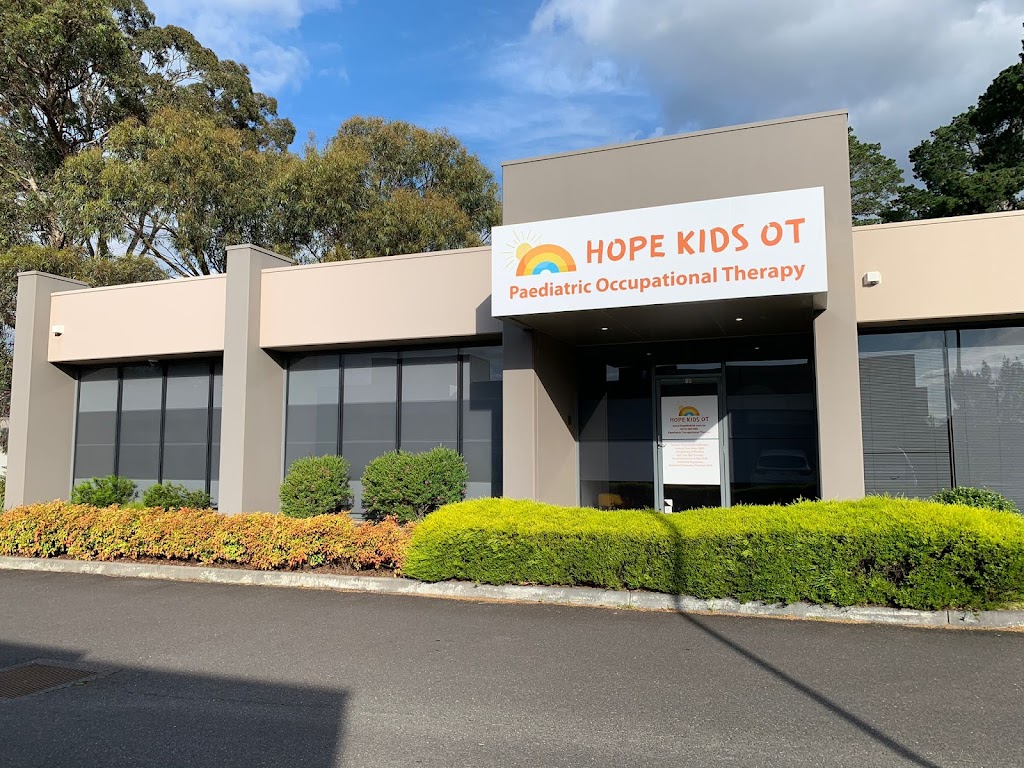 Hope Kids OT - Paediatric Occupational Therapy | 12/603 Boronia Rd, Wantirna VIC 3152, Australia | Phone: 0410 280 888