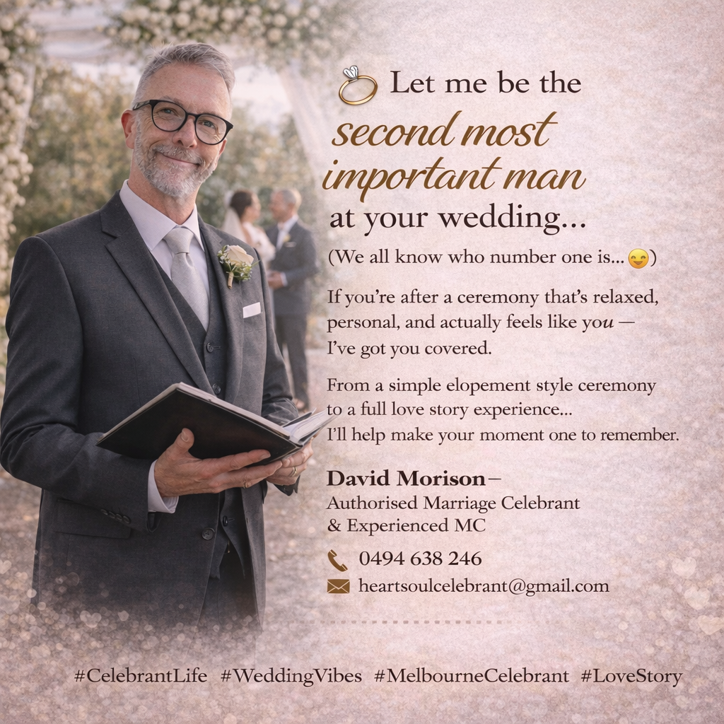 Heart and Soul Celebrant | 28 Reid Ln, Bass VIC 3991, Australia | Phone: 0494 638 246