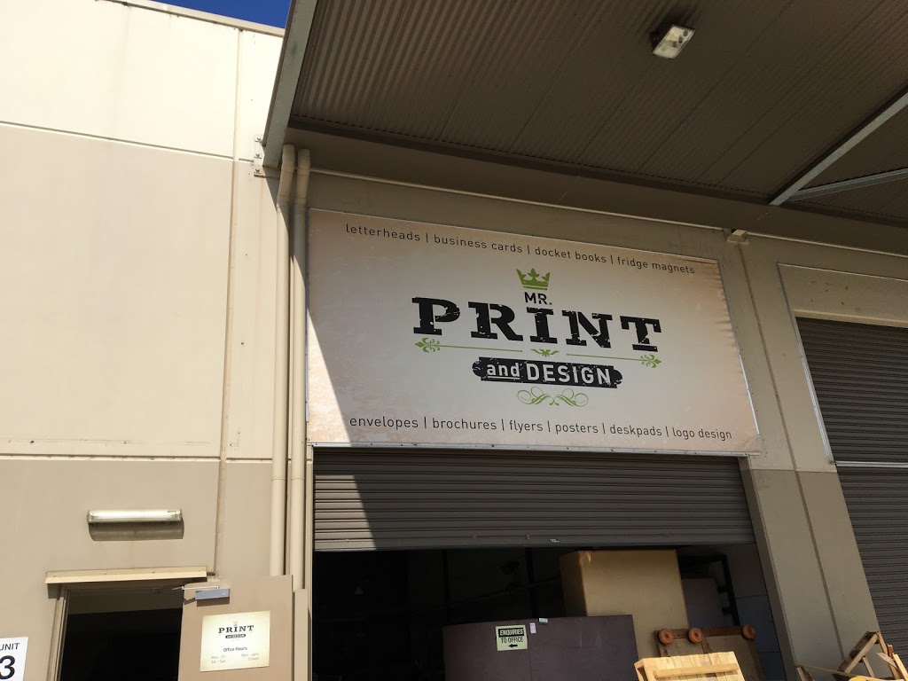 Mr Print Design | store | 3/44 Medcalf St, Warners Bay NSW 2282, Australia | 0249566287 OR +61 2 4956 6287
