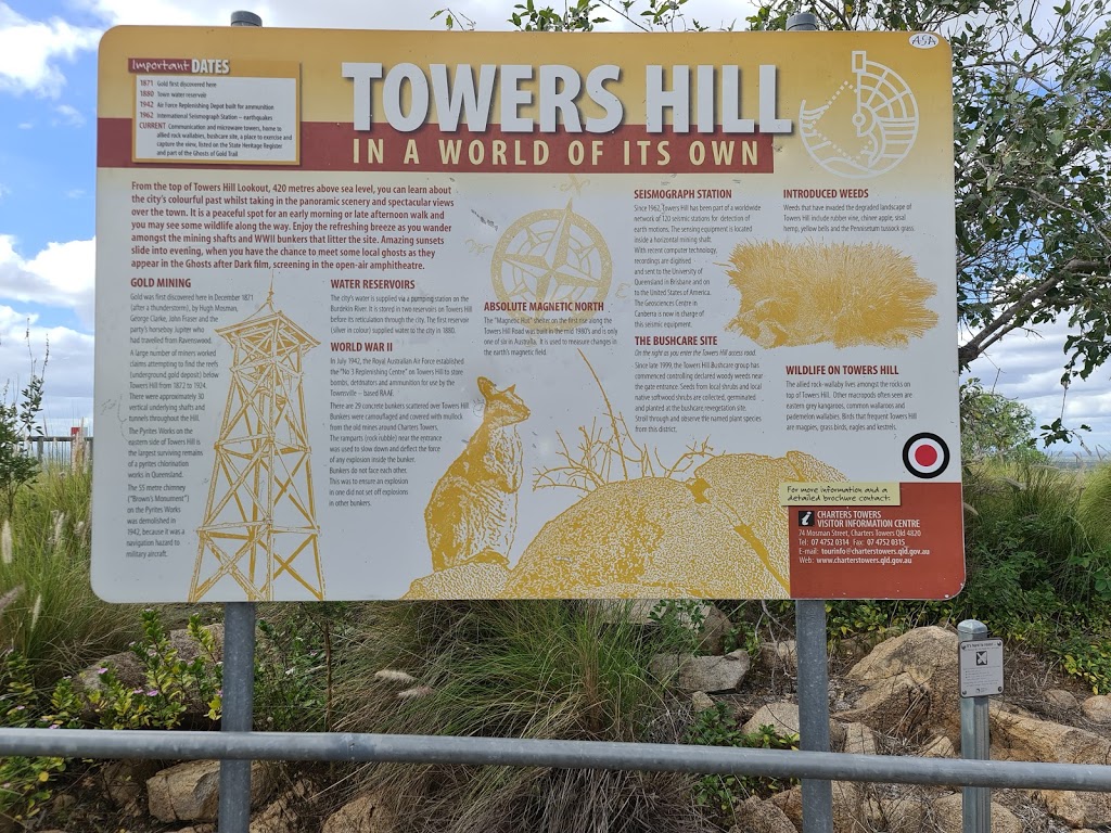 Towers Hill Lookout | tourist attraction | Unnamed Road, Towers Hill QLD 4820, Australia | 0747615533 OR +61 7 4761 5533