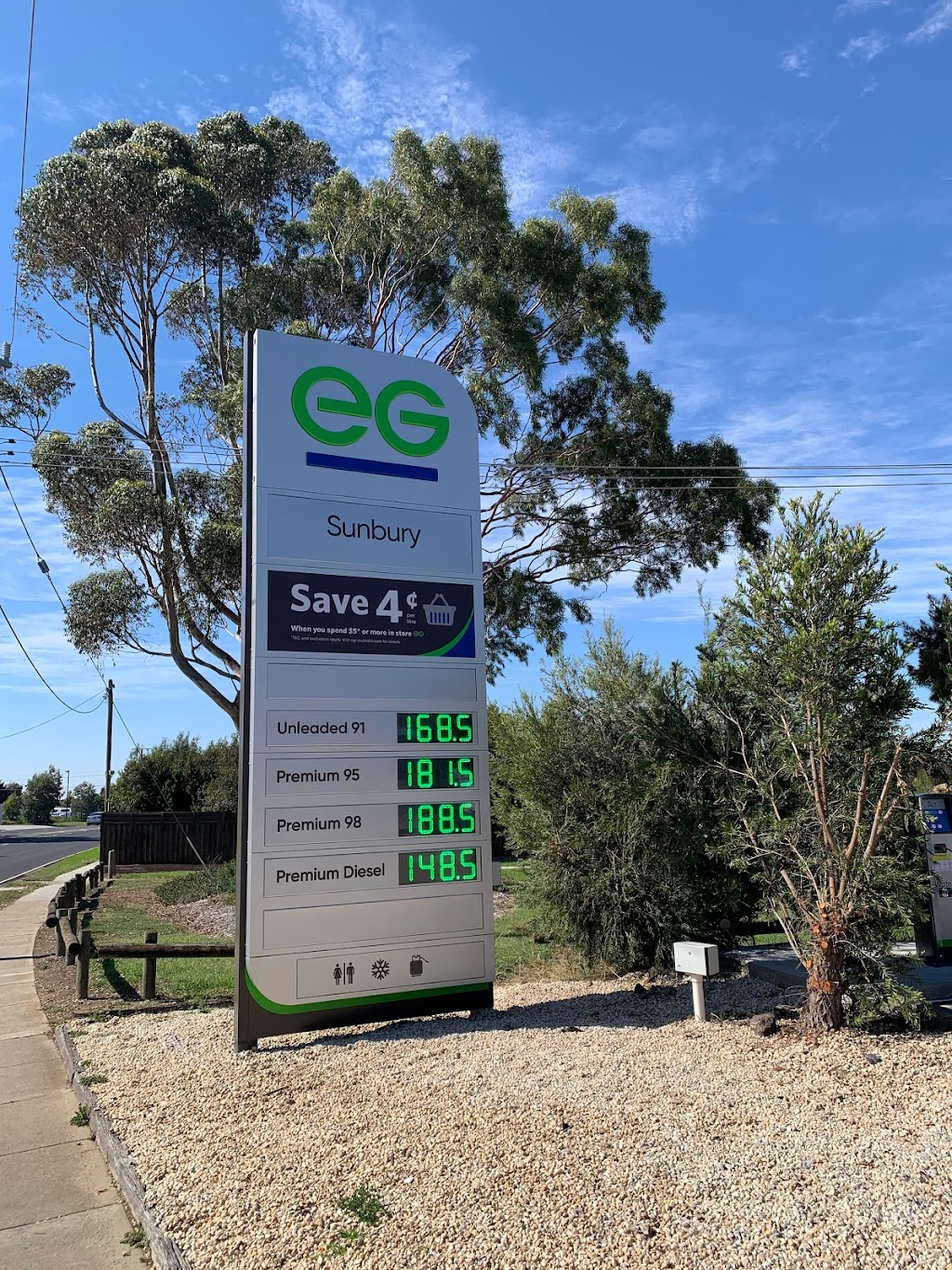 EG Sunbury | gas station | 47 Gap Rd, Sunbury VIC 3429, Australia | 0370368064 OR +61 3 7036 8064