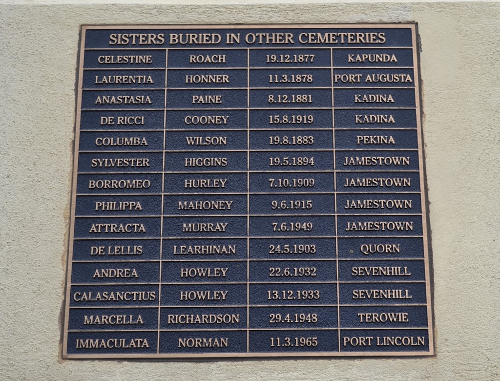 Sisters of St Joseph Cemetery | cemetery | Blythewood Rd, Torrens Park SA 5062, Australia