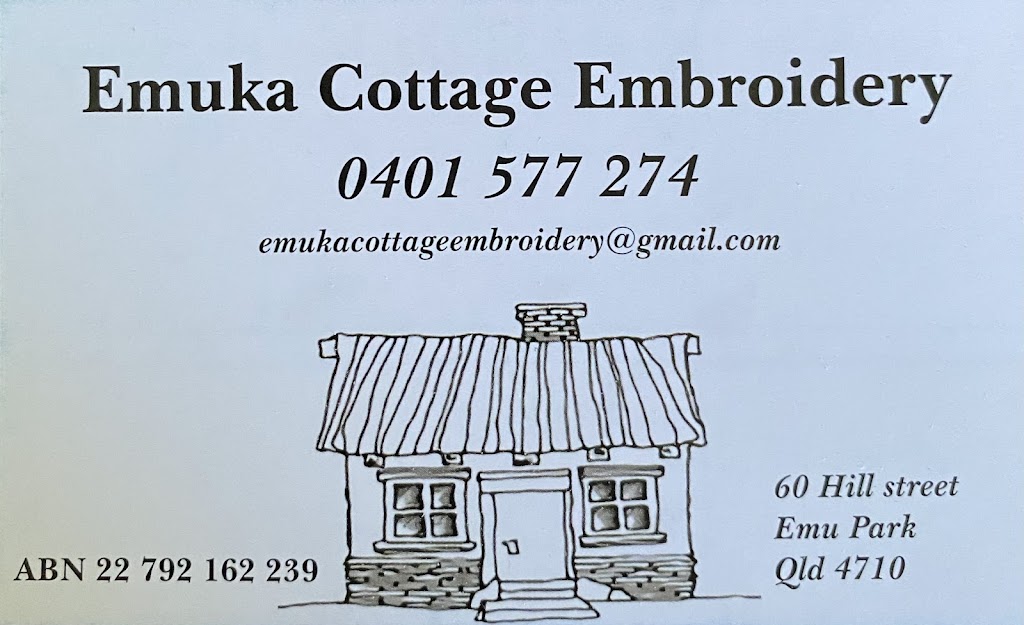 Emuka Cottage Embroidery |  | 60 Hill St, Emu Park QLD 4710, Australia | 0401577274 OR +61 401 577 274