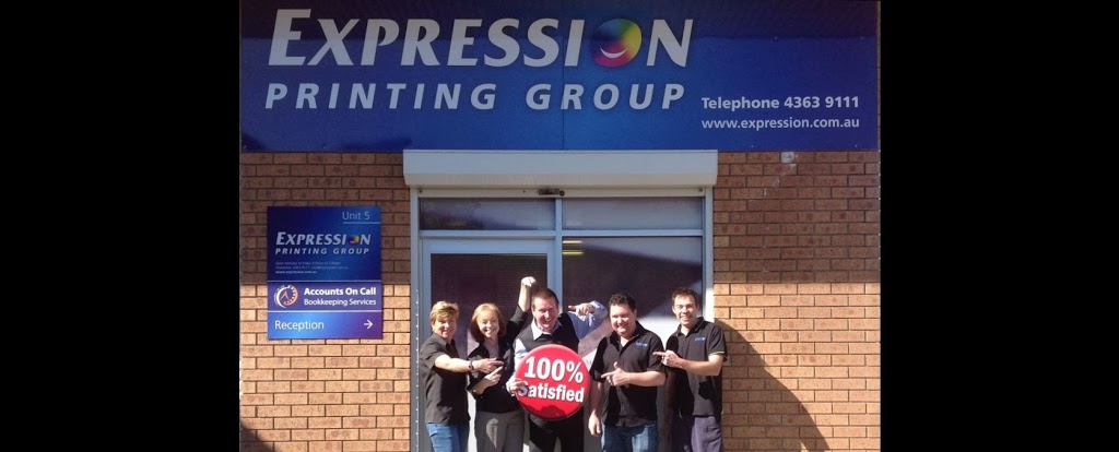 Expression Printing Group | 5/13 Bonnal Rd, Erina NSW 2250, Australia | Phone: (02) 4363 9111