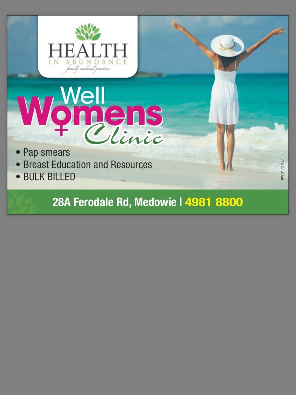 Health In Abundance Family Medical Practice | health | 28A Ferodale Rd, Medowie NSW 2318, Australia | 0249818800 OR +61 2 4981 8800