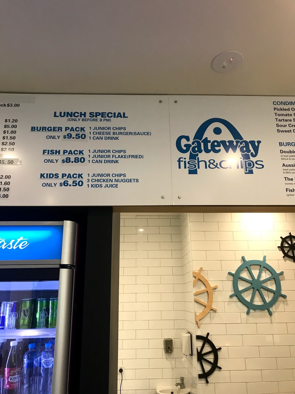 Gateway Fish & Chips | restaurant | 230 Cranbourne-Frankston Rd, Langwarrin VIC 3910, Australia | 0397709433 OR +61 3 9770 9433
