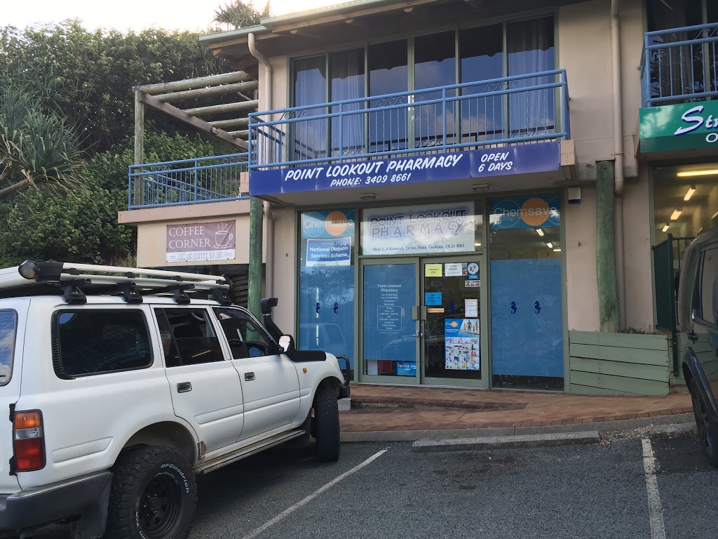 POINT LOOKOUT PHARMACY | pharmacy | 4-10 Kennedy Dr, Point Lookout QLD 4183, Australia | 0734098661 OR +61 7 3409 8661