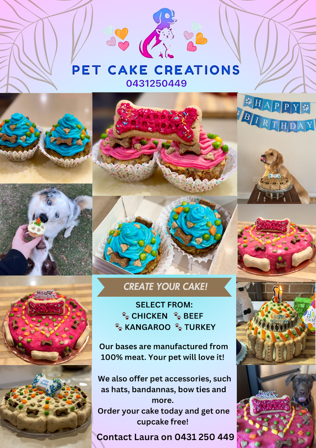 Pet Cake Creations | Hawkesbury City Council, Glossodia NSW 2753, Australia | Phone: 0431 250 449
