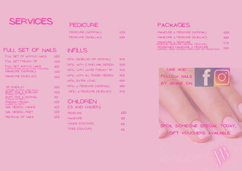 Nails By Jennie | 50 Mulherin Dr, Mackay Harbour QLD 4740, Australia | Phone: 0402 447 679