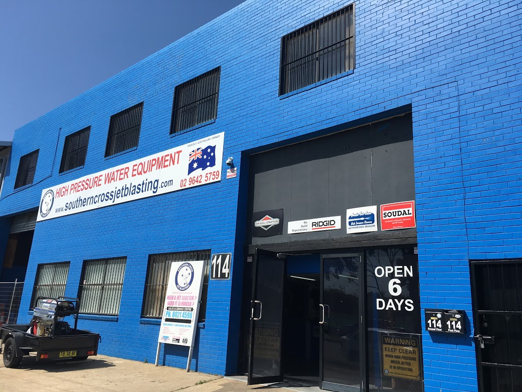 Southern Cross Jet Blasting | store | 114 Cosgrove Rd, Strathfield South NSW 2136, Australia | 0296425759 OR +61 2 9642 5759