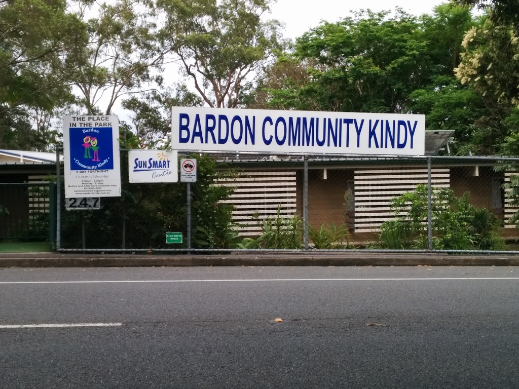 Bardon Community Kindy | 247 Simpsons Rd, Bardon QLD 4065, Australia | Phone: (07) 3369 4697
