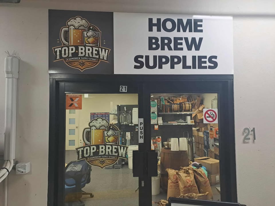 Top Brew Home Brew Supply Store | Underground Carpark, Shop 21/30 Cypress St, Redland Bay QLD 4165, Australia | Phone: 0421 855 307