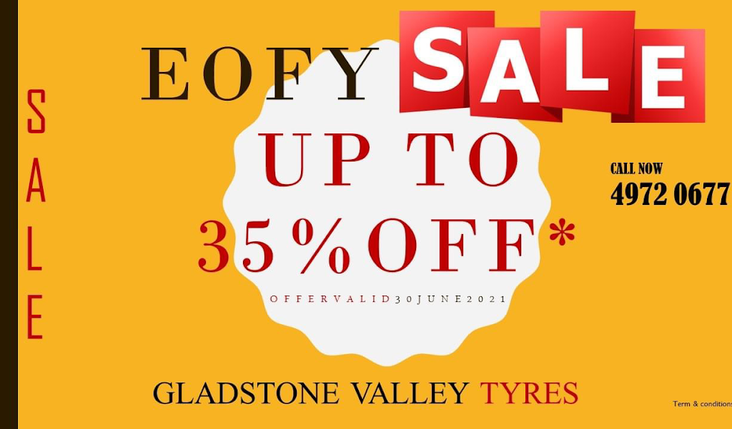 Gladstone Valley Tyres | 45 Tank St, Gladstone Central QLD 4680, Australia | Phone: (07) 4972 0677