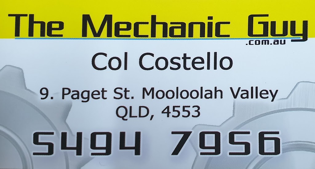 The Mechanic Guy | car repair | 9 Paget St, Mooloolah Valley QLD 4553, Australia | 0754947956 OR +61 7 5494 7956