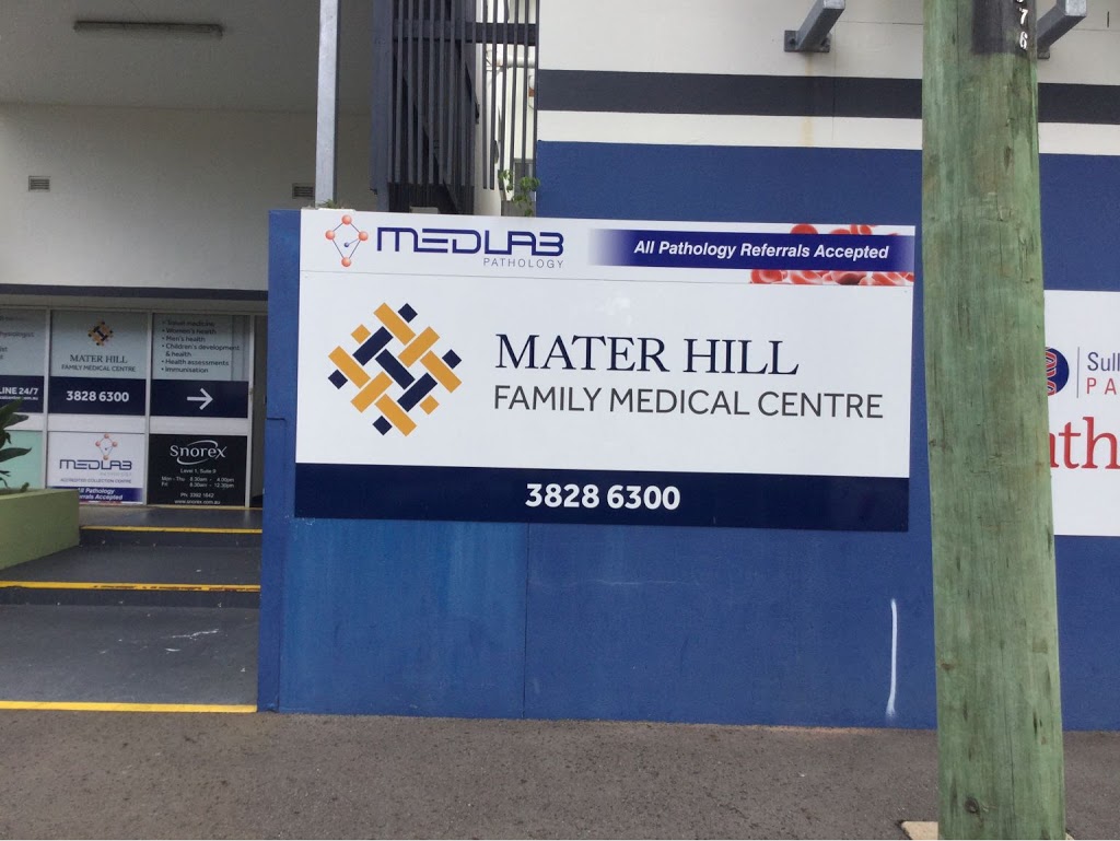 Mater Hill Family Medical Centre | Suite 7/40 Annerley Rd, Woolloongabba QLD 4102, Australia | Phone: (07) 3828 6300