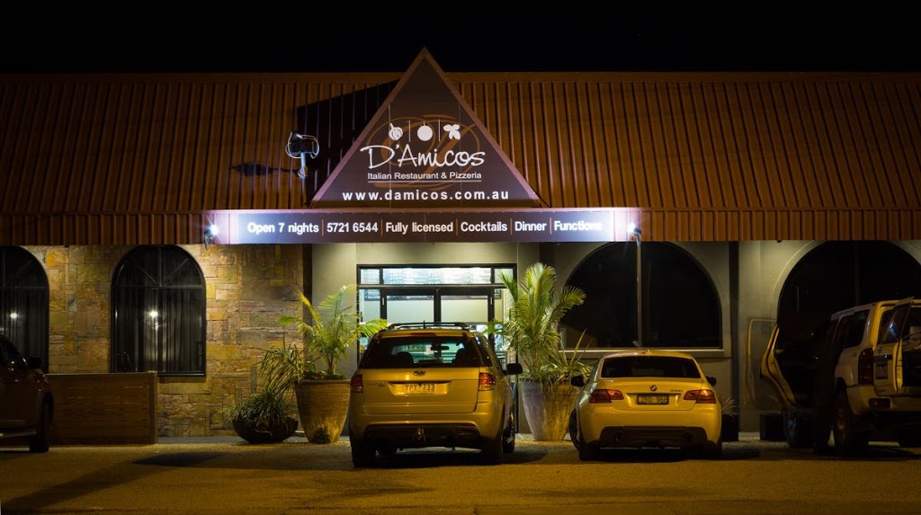 D’Amicos Italian Restaurant | restaurant | 59 Vincent Rd, Wangaratta VIC 3677, Australia | 0357216544 OR +61 3 5721 6544
