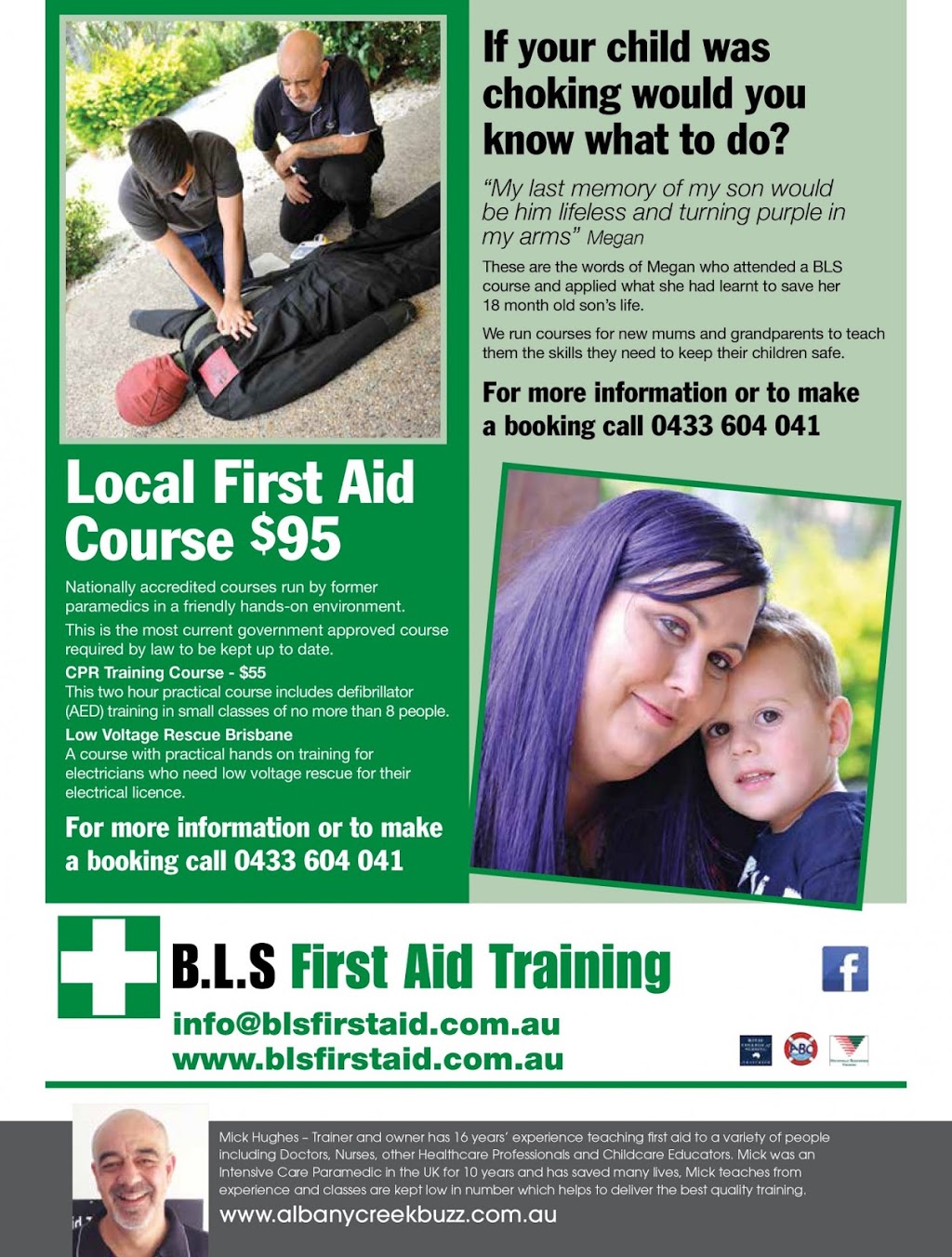 BLS First Aid | 638 S Pine Rd, Brendale QLD 4500, Australia | Phone: 0433 604 041