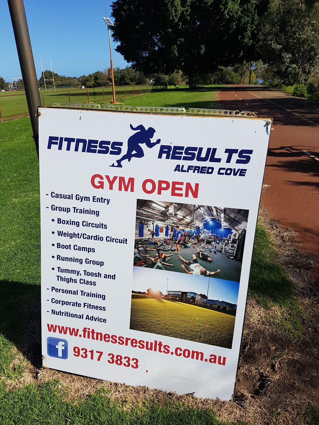 Fitness Results | gym | Tompkins Park, Dunkley Ave & Canning Hwy, Alfred Cove WA 6154, Australia | 0893173833 OR +61 8 9317 3833