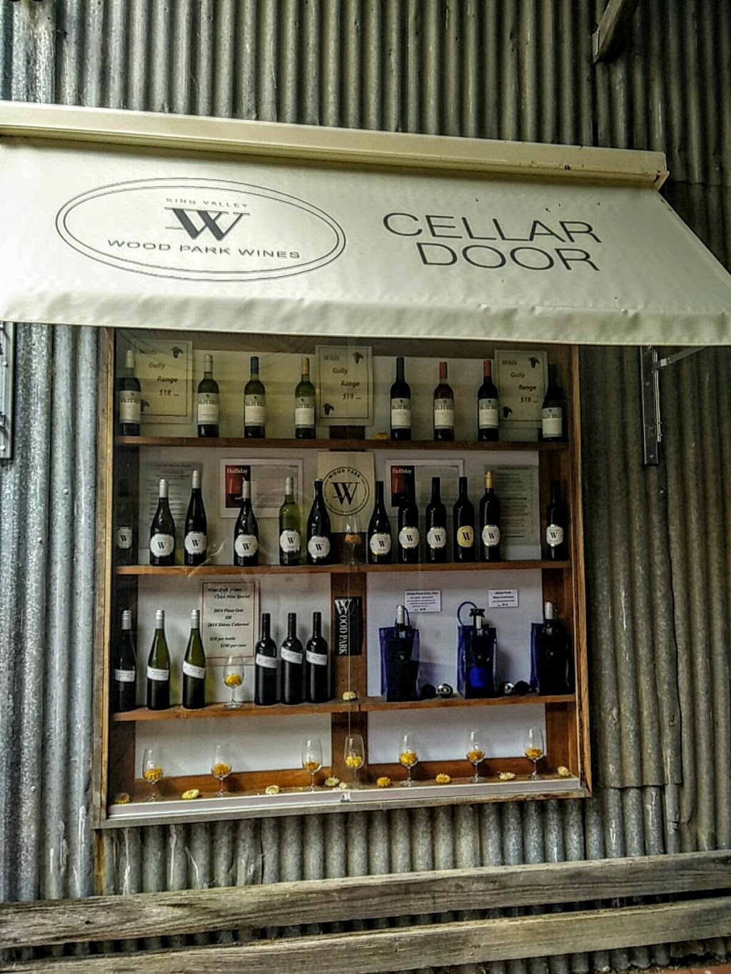 Wood Park Wines Cellar Door Milawa | art gallery | 17 Milawa-Bobinawarrah Rd, Milawa VIC 3678, Australia | 0357273778 OR +61 3 5727 3778