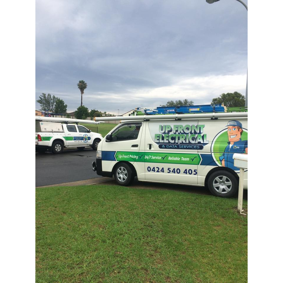 Up Front Electrical & Data Services | 30 Lady Jamison Dr, Glenmore Park NSW 2745, Australia | Phone: 0424 540 405