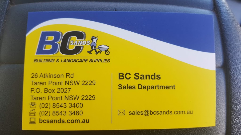 Bexley Caringbah Sand Supply | 26 Atkinson Rd, Taren Point NSW 2229, Australia | Phone: (02) 8543 3400