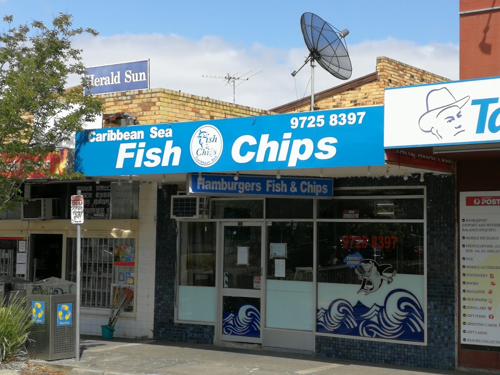 Caribbean Sea Fish and Chips | meal takeaway | 46 McAdam Square, Croydon VIC 3136, Australia | 0397258397 OR +61 3 9725 8397