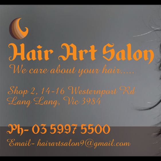 Hair art salon | hair care | 2/14-16 Westernport Rd, Lang Lang VIC 3984, Australia | 0359975500 OR +61 3 5997 5500