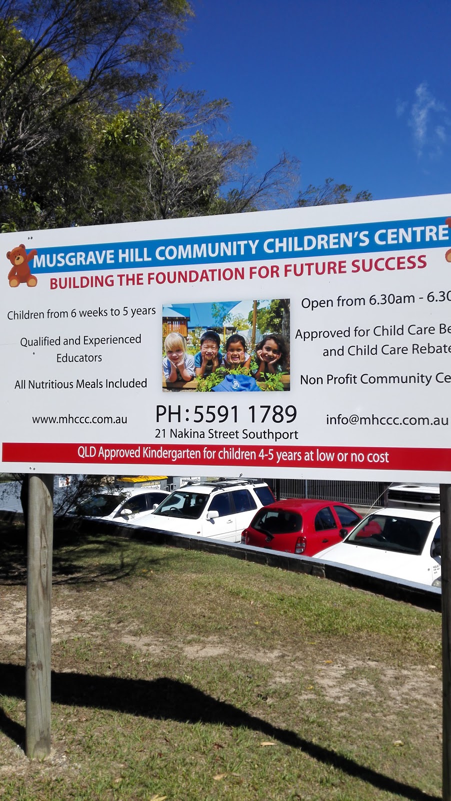 Musgrave Hill Community Childcare Centre | 21A Nakina St, Southport QLD 4214, Australia | Phone: (07) 5591 1789
