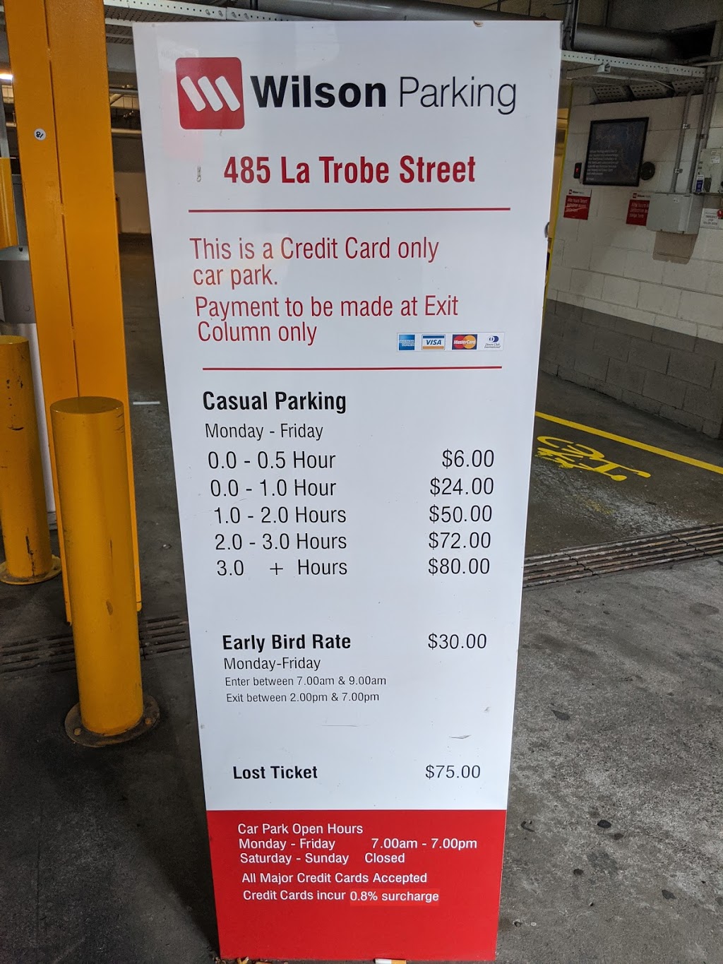 Wilson Parking 22 Eagle Alley Melbourne VIC 3000 Australia