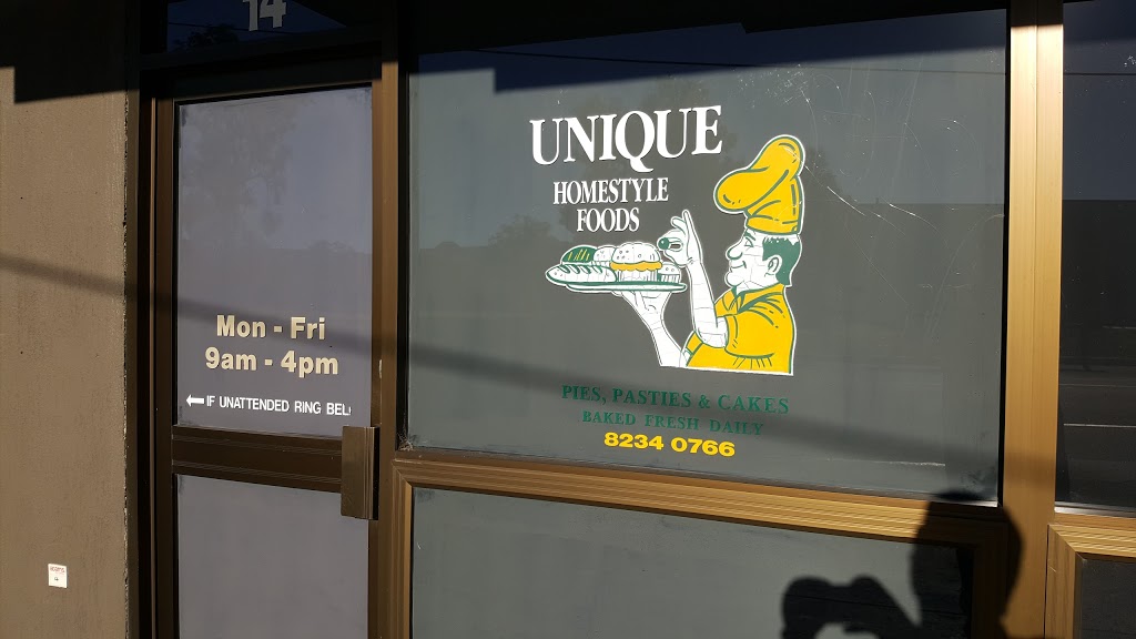 Unique Homestyle Foods | 14 Deacon Ave, Richmond SA 5033, Australia | Phone: (08) 8234 0766