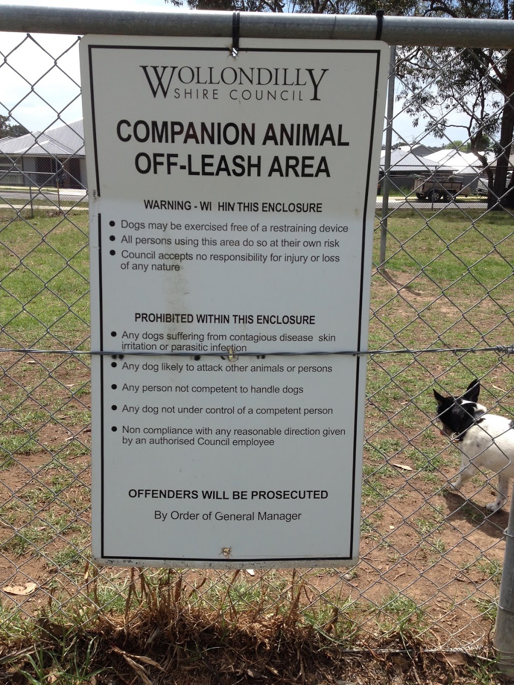 Companion Animal Off-Leash Area | park | Thirlmere Way, Tahmoor NSW 2573, Australia