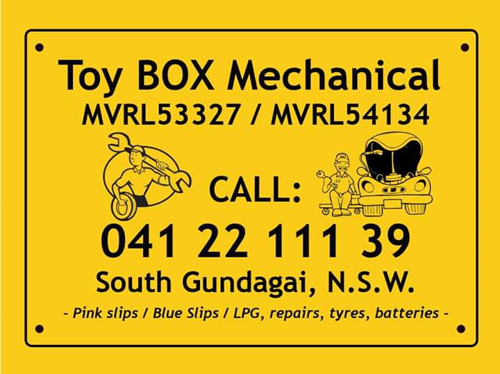 Toy Box Mechanical | car repair | 29 Middle St, South Gundagai NSW 2722, Australia | 0412211139 OR +61 412 211 139