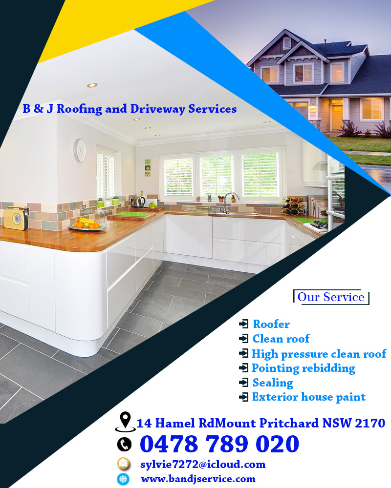 B & J Roofing and Driveway Services | roofing contractor | 14 Hamel Rd, Mount Pritchard NSW 2170, Australia | 0478789020 OR +61 478 789 020