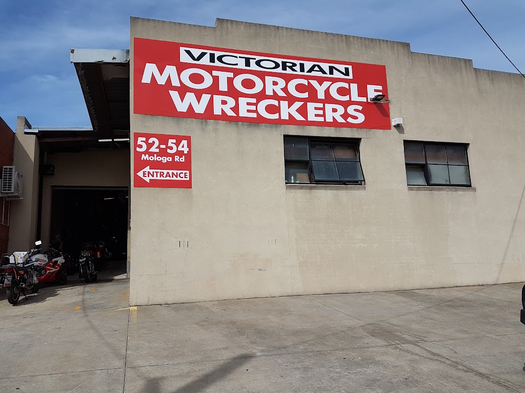 Victorian Motorcycle Wreckers | 52 Mologa Rd, Heidelberg West VIC 3081, Australia | Phone: (03) 9457 1733