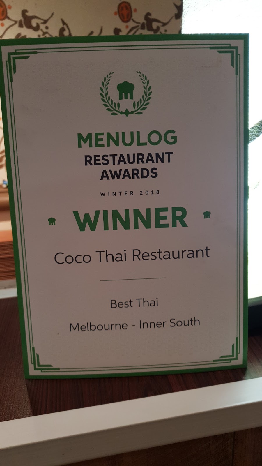 Coco Thai Restaurant | meal delivery | 586 Glen Huntly Rd, Elsternwick VIC 3185, Australia | 0395238676 OR +61 3 9523 8676