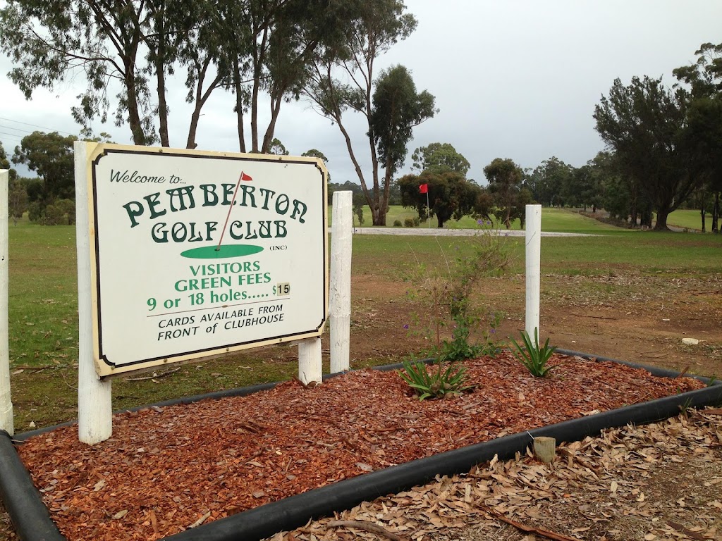 Pemberton Golf Club. |  | 184 Golf Links Rd, Pemberton WA 6260, Australia | 0897761455 OR +61 8 9776 1455