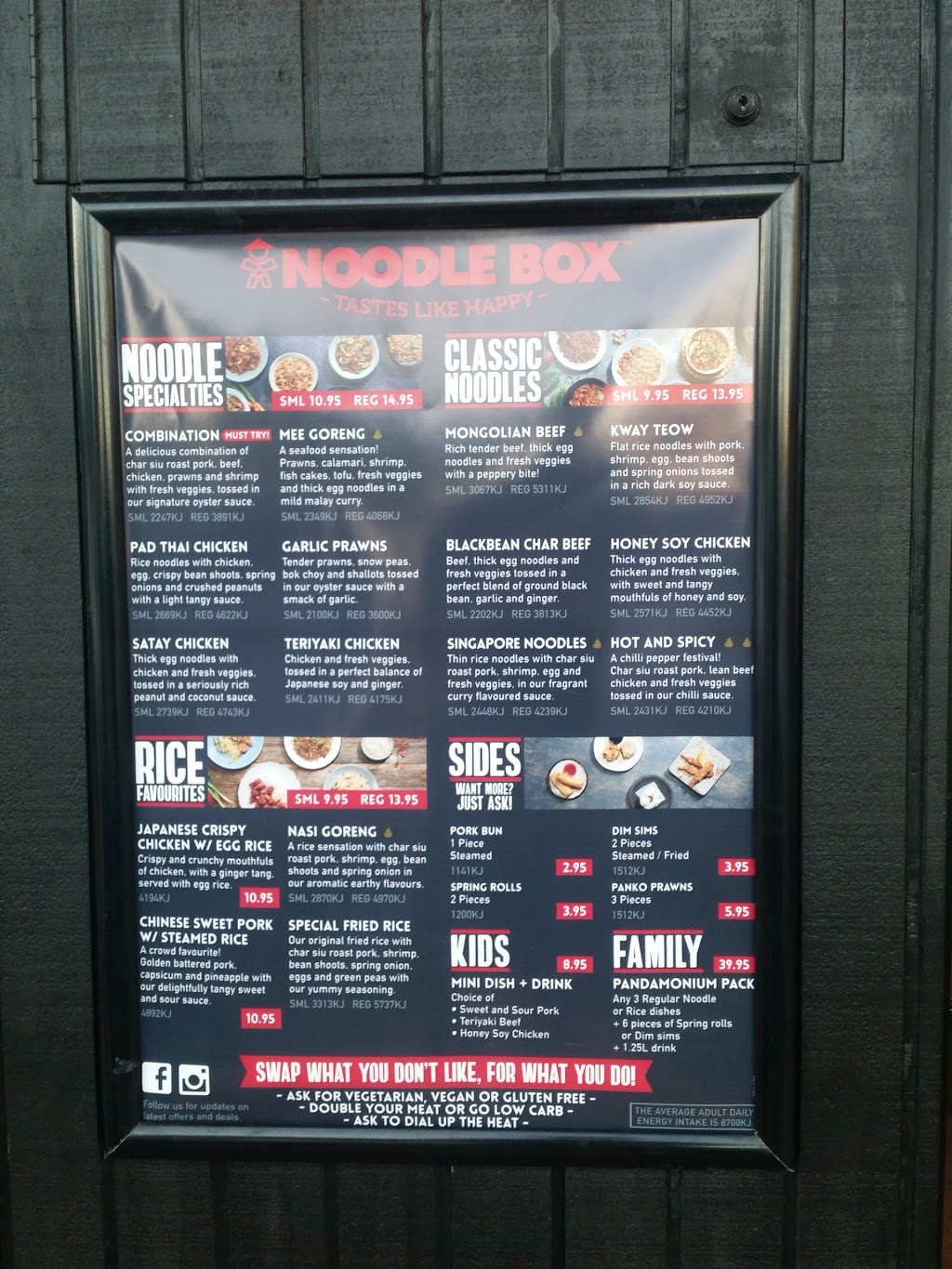 Noodle Box | restaurant | Metro Markets, 9/35 Hollywell Rd, Biggera Waters QLD 4216, Australia | 0755005023 OR +61 7 5500 5023