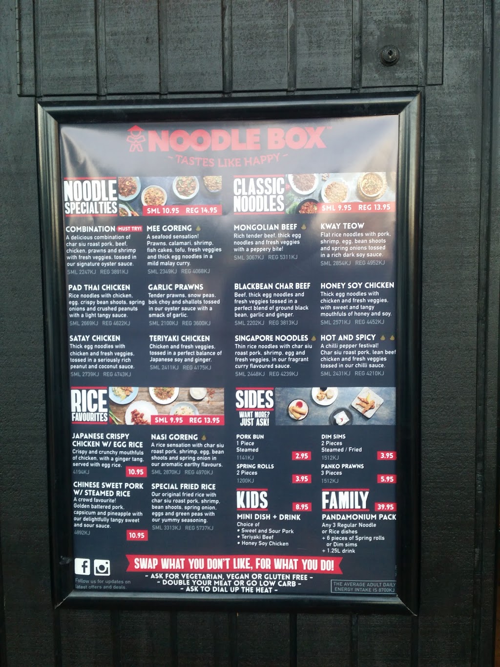 Noodle Box | Metro Markets, 9/35 Hollywell Rd, Biggera Waters QLD 4216, Australia | Phone: (07) 5500 5023