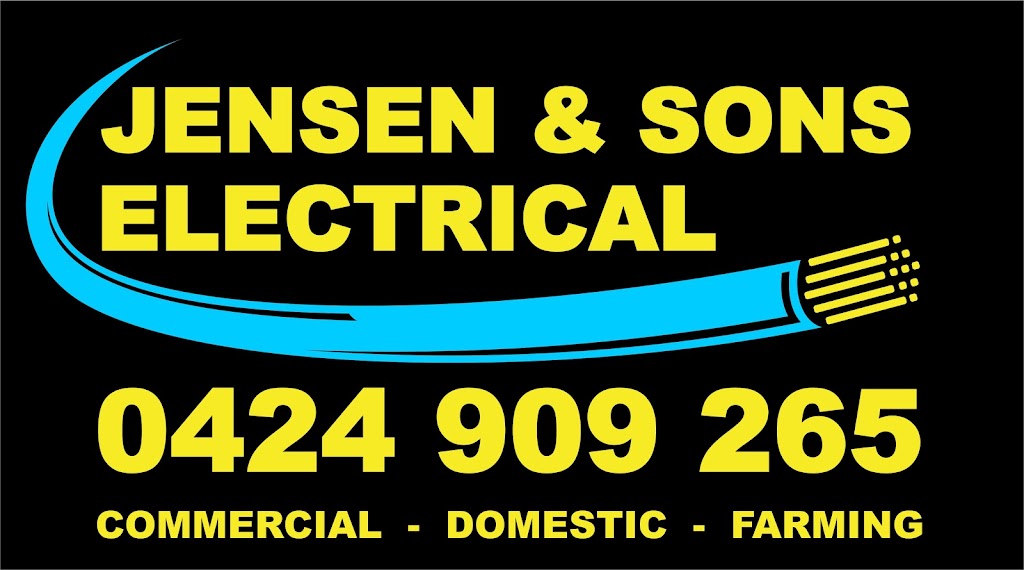 JENSEN & SONS ELECTRICAL | 178 Berlins Rd, Tallegalla QLD 4340, Australia | Phone: 0424 909 265