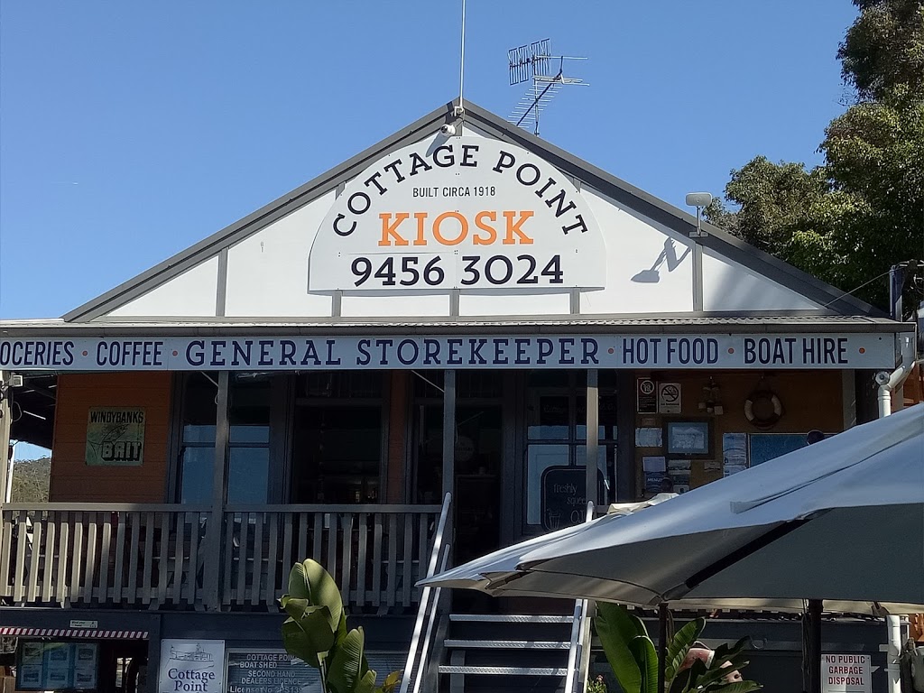 Cottage Point Kiosk & Boat Hire | cafe | 1 Notting Ln, Cottage Point NSW 2084, Australia | 0294563024 OR +61 2 9456 3024