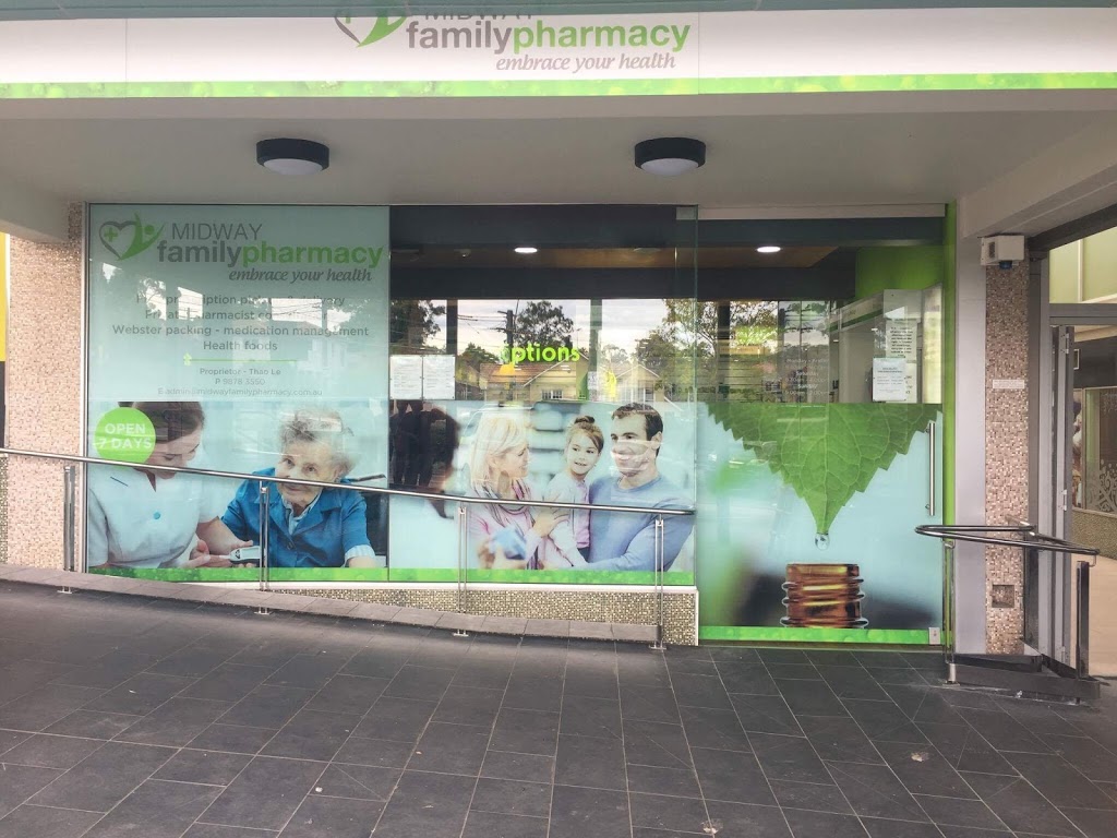 Midway Family Pharmacy | store | Midway shopping Centre, 117 North Rd, Denistone East NSW 2112, Australia | 0298783550 OR +61 2 9878 3550